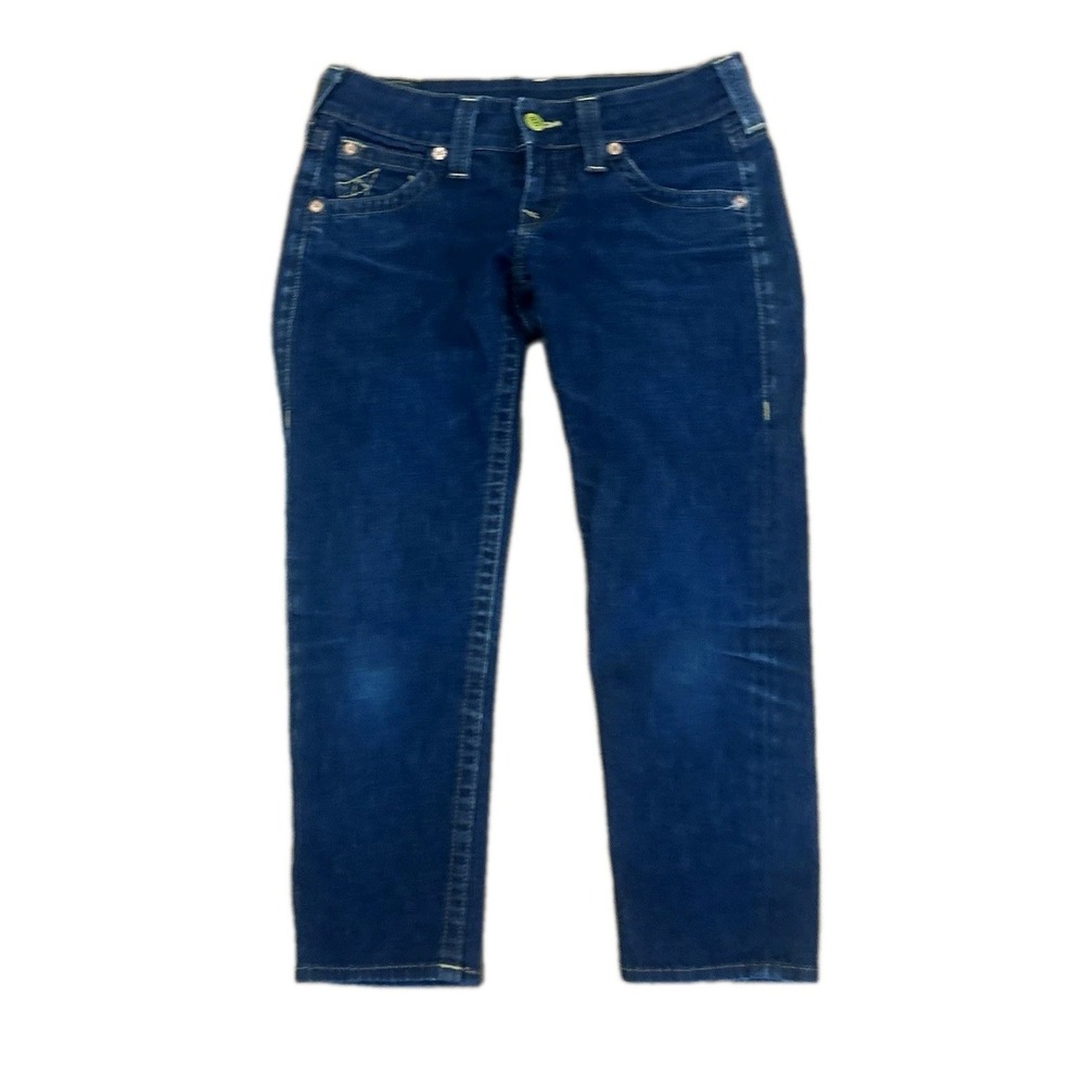 True Religion Dark Blue Straight Leg Jeans